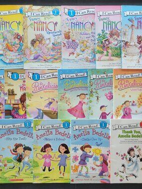 20 FANCY NANCY PINKALICIOUS AMELIA BEDELIA I CAN READ BOOKS PHONICS LEVEL 1 & 2